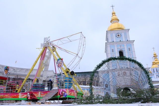 Колесо обозрения в центре Киева / Анатолий Бойко. Сегодня Колесо обозрения в центре Киева / Анатолий Бойко. Сегодня
