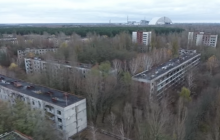 Обновленный защитной аркой Чернобыль показали с высоты птичьего полета (видео)