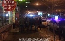 В центре Киева подрались украинские и турецкие болельщики