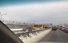 День масових ДТП: через негоду у Львові та області сталося понад 30 аварій (фоторепортаж, відео)