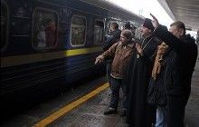 В Киеве состоялась торжественная церемония отправления Поезда Единения Украины (фото)