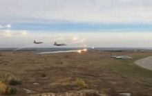 Міць ВПС України: у мережі показали авіаудари Су-25 по навчальних цілях (відео)