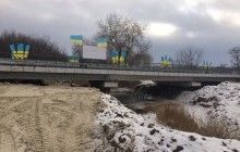 На Донетчине восстановили разрушенный боевиками мост (фоторепортаж)