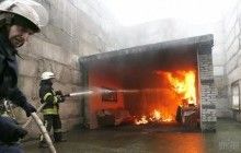 Спасатели показали, как быстро горят новогодние елки (фоторепортаж, видео)