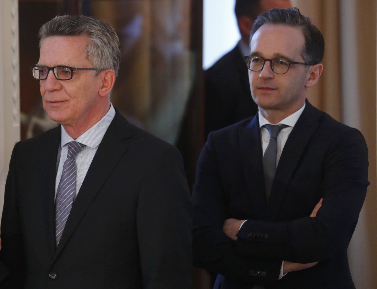 Томас де Мезьер и Гайко Маас / REUTERS Томас де Мезьер и Гайко Маас / REUTERS