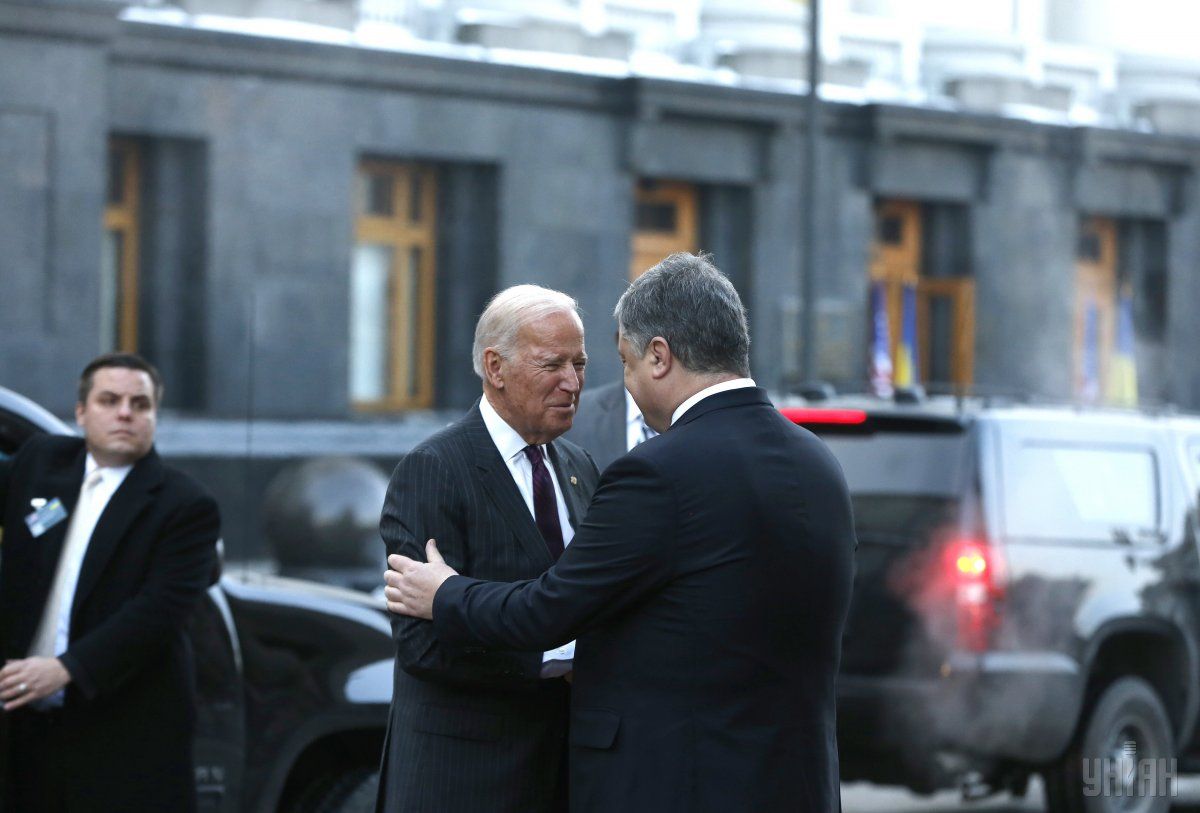 Порошенко поблагодарил Байдена и всей администрации Обамы за советы и помощь / Фото УНИАН