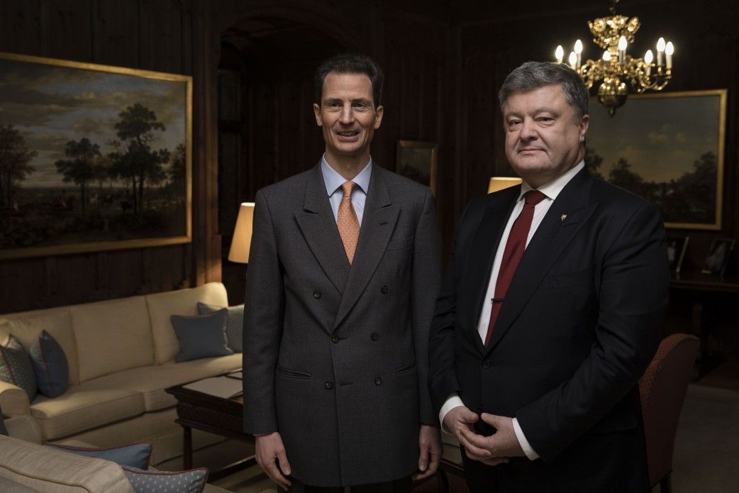 Президент Украины Петр Порошенко встретился с Наследным принцем Алоїзом Лихтенштейнским / president.gov.ua