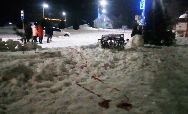 Последствия стрельбы в Олевске / Facebook / Лариса Сарган Последствия стрельбы в Олевске / Facebook / Лариса Сарган