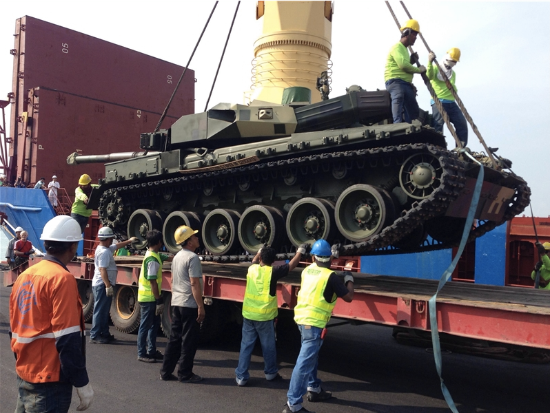 Shipment of an Oplot MBT under the Thai contract / Ukrspecexport photo gallery