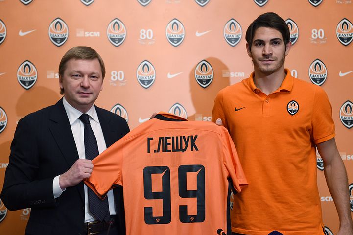 Бланко-Лещук зізнався, що з дитинства любить цифру 9 / shakhtar.com Бланко-Лещук зізнався, що з дитинства любить цифру 9 / shakhtar.com