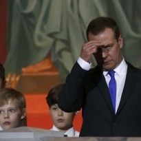 Russian PM Medvedev arrives in occupied Sevastopol