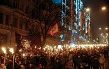 В Киеве во время факельного шествия нарушений общественного порядка не зафиксировано - полиция (видео)