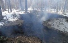 Недалеко от Львова сгорел музей-крыивка УПА