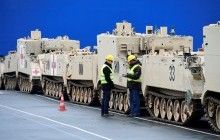 Отправленные США из-за угрозы российской агрессии танки прибыли в Польшу