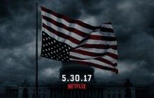 Перед инаугурацией Трампа в сеть выложили мрачный тизер "Карточного домика" с перевернутым флагом
