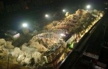В Китае 19 зданий снесли за 10 секунд (видео)