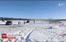 В Днепре состоялось экстремальное ралли по заснеженной трассе (видео)