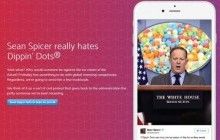 "Анти-Трамп" триває: для речника Білого дому організували доставку ненависного йому морозива