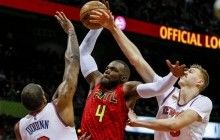 "Аталанта" выиграла у "Нью-Йорка" в матче регулярного чемпионата НБА с четырьмя овертаймами