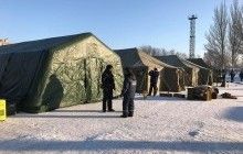 Спасатели развернули в Авдеевке мобильные пункты обогрева (фото)
