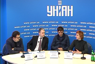 "Прес-конференція, присвячена дням українського кіно в Брюсселі"