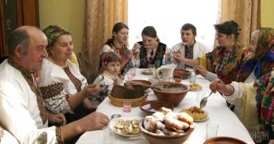 Православный стол в сочельник