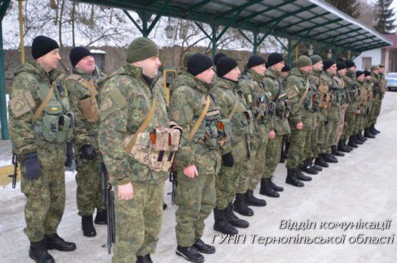 У зону проведення АТО вирушили 30 поліцейських роти особливого призначення 'Тернопіль' У зону проведення АТО вирушили 30 поліцейських роти особливого призначення 'Тернопіль'