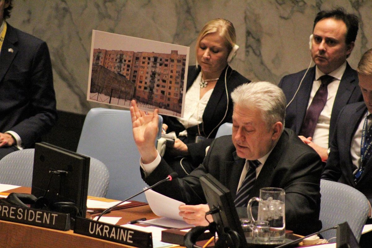 Ельченко раскритиковал российский проект резолюции / фото facebook.com/UKRinUN