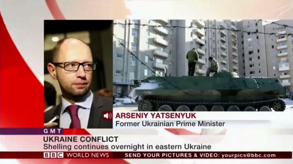 Арсеній Яценюк на ВВС / Фото nfront.org.ua Арсеній Яценюк на ВВС / Фото nfront.org.ua