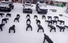 Харківські гвардійці у зоні АТО приєдналися до флешмобу #22PushupChallenge (відео)