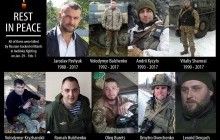 Журналист показал фото 11 погибших в боях под Авдеевкой украинских военных