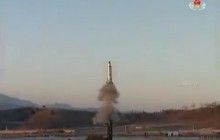 СМИ: КНДР показала запуск своей баллистической ракеты (видео)