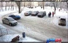 В Харькове одну машину протаранили семь раз за один день (видео)
