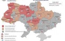 В шести областях Украины критическое состояние аварийности на дорогах (инфографика)
