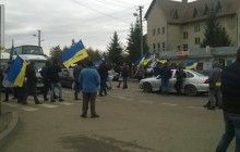 На Львовщине водители устроили митинг на КПП "Шегини" (фото)