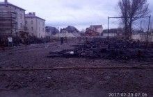 У Коломиї горіло наметове містечко 10-ї гірничо-штурмової бригади (фото, відео)