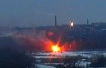 Поблизу Донецька знищено ворожу БМП (відео)