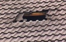 В Киеве из гранатомета выстрелили по недостроенному дому (фото)