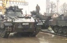 В Литву прибыли немецкие танки и БМП для защиты восточных границ НАТО
