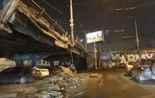 Кличко прибыл на место обвала Шулявского путепровода (фото)