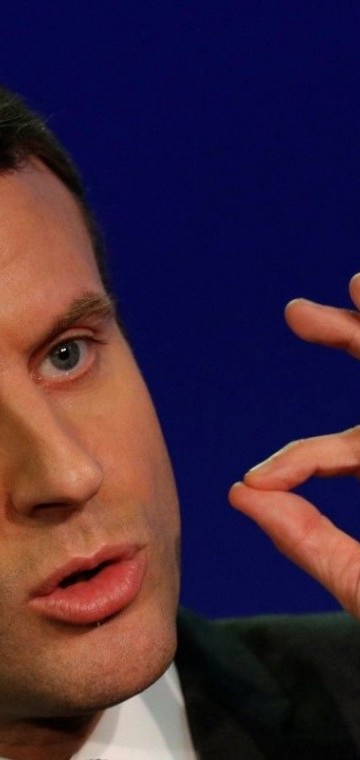 Макрон впереди после первых дебатов кандидатов в президенты Франции :