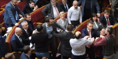 Мельничук подрался с Лещенко / Скриншот Мельничук подрался с Лещенко / Скриншот