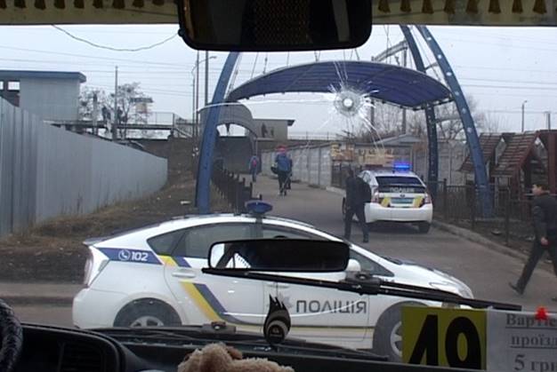 Вооруженный мужчина захватил маршрутку / kyiv.npu.gov.ua