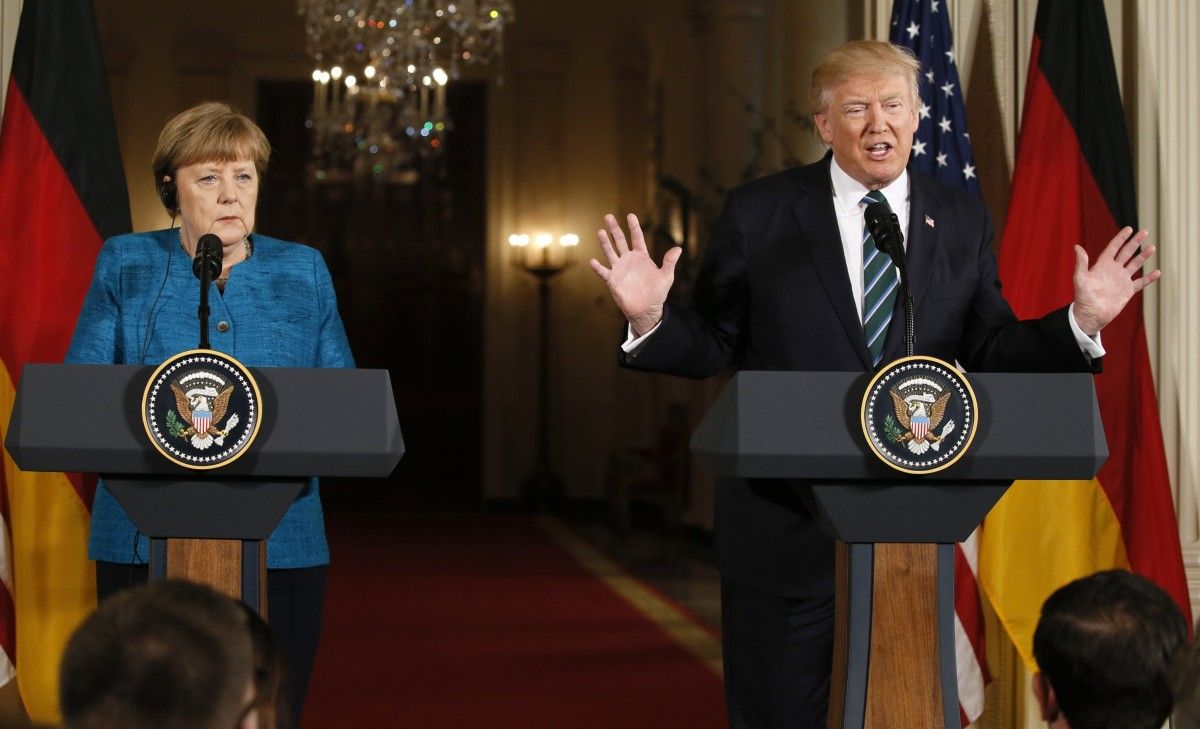 Ангела Меркель і Дональд Трамп / REUTERS Ангела Меркель і Дональд Трамп / REUTERS