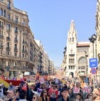 Протесты в Барселоне / @societatcc_int Протесты в Барселоне / @societatcc_int