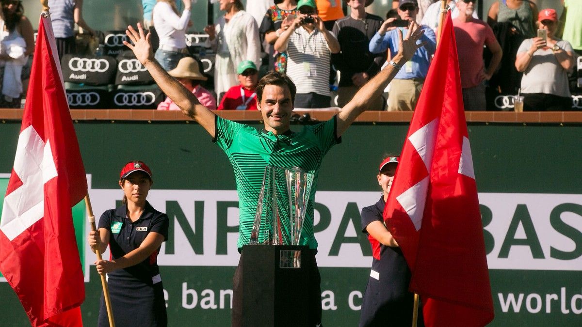 Федерер виграв другий великий турнір поспіль після Australian Open / bnpparibasopen.com Федерер виграв другий великий турнір поспіль після Australian Open / bnpparibasopen.com