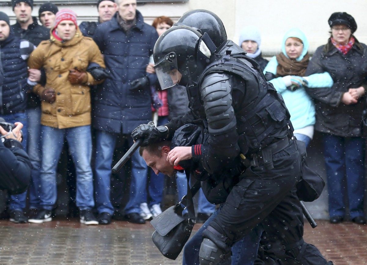 Митинг в Беларуси / REUTERS