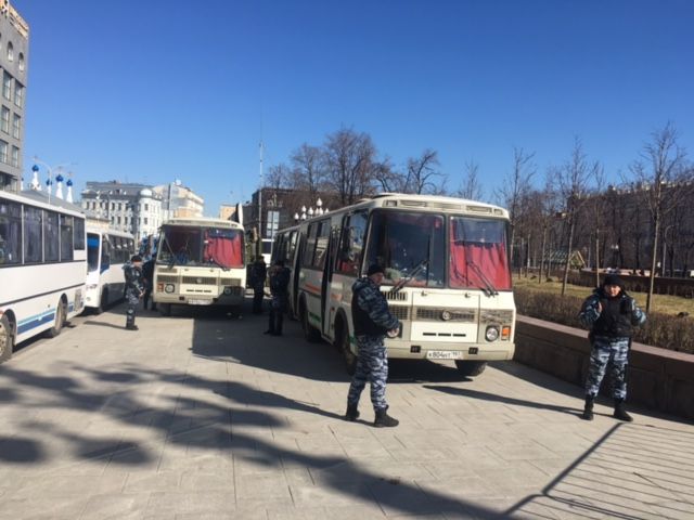 Полиция заранее предостерегла россиян от участия в акции / Фото УНИАН Полиция заранее предостерегла россиян от участия в акции / Фото УНИАН