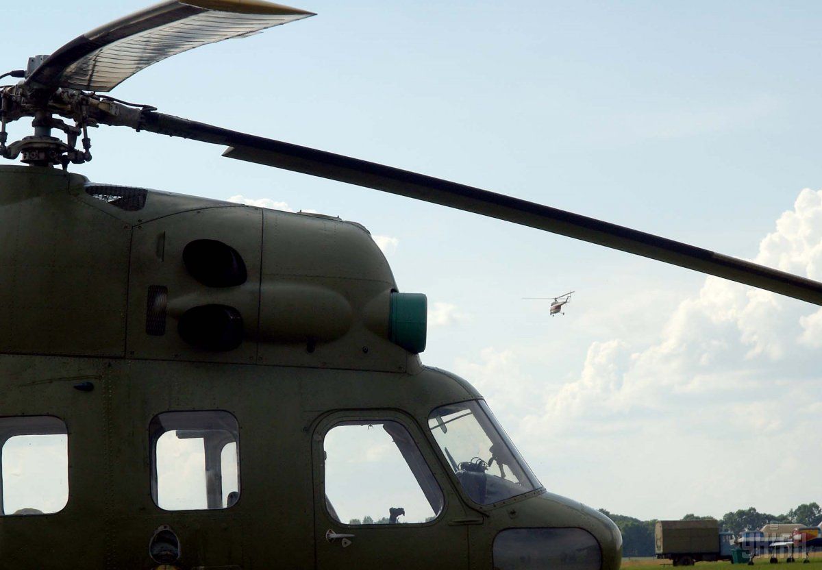 По факту падения вертолета назначено расследование / Фото УНИАН