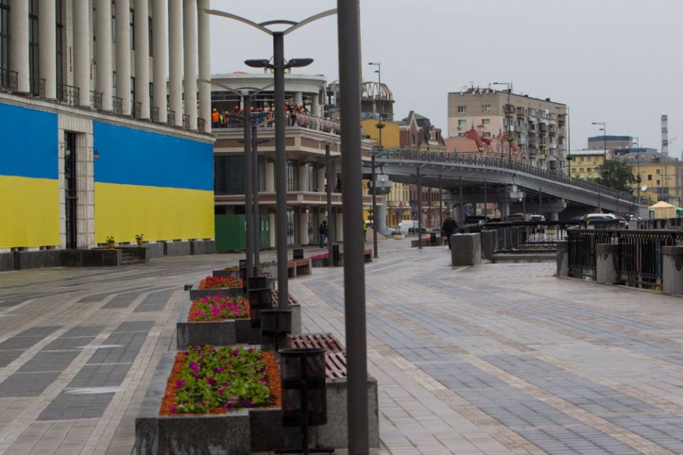Пешеходная зона на Почтовой / Kiev24 Пешеходная зона на Почтовой / Kiev24